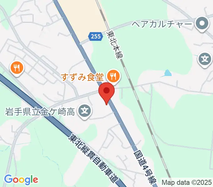 正時堂ピアノ壱番館の地図