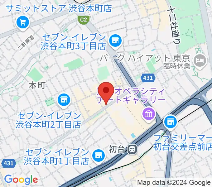 レオミュージックの地図