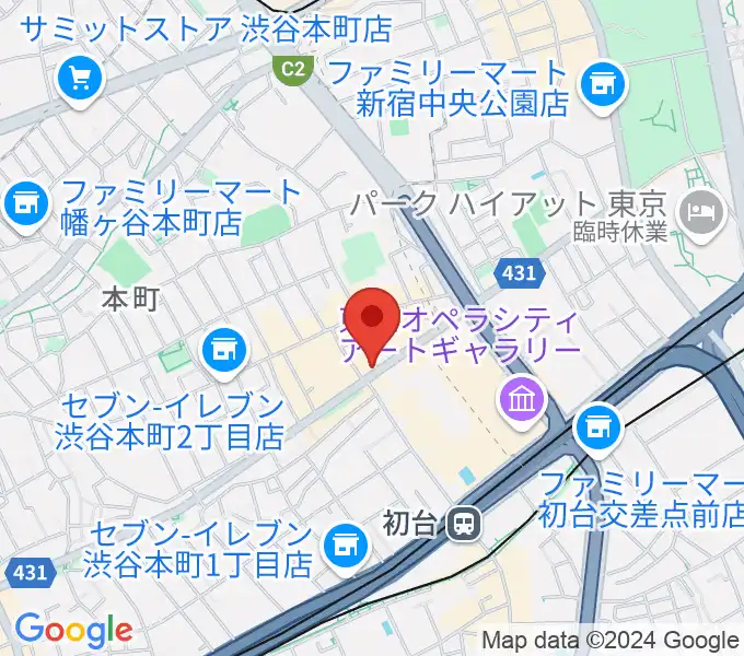 レオミュージックの地図