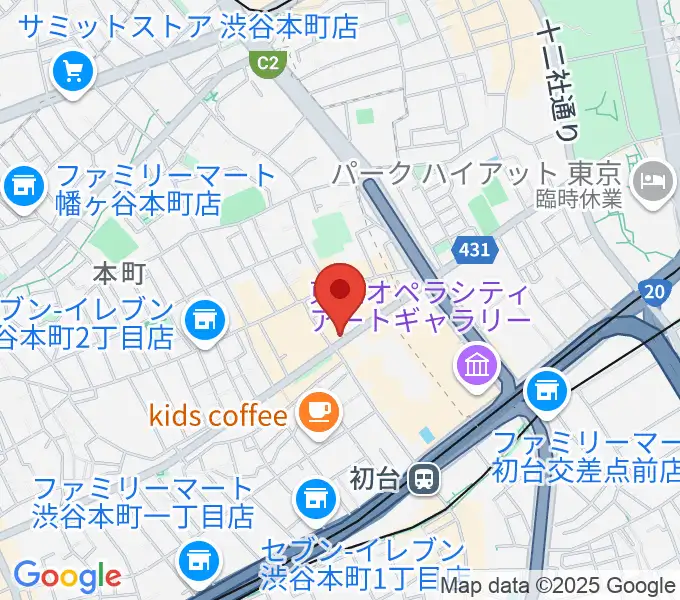 レオミュージックの地図