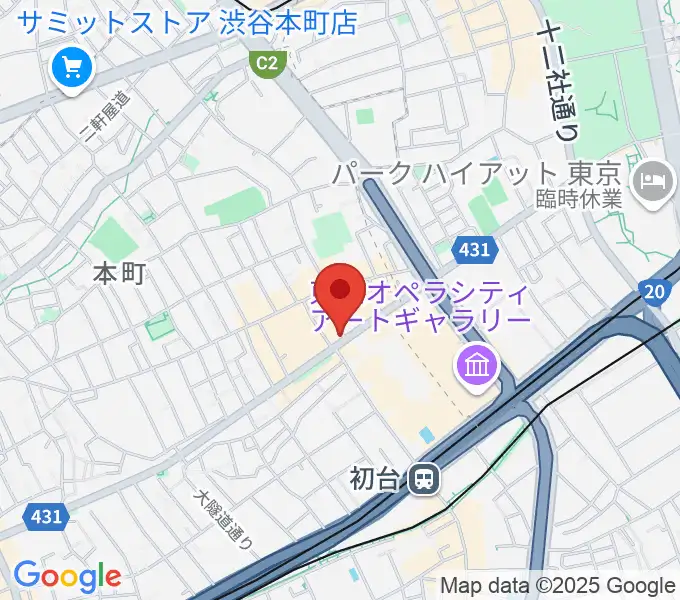 レオミュージックの地図