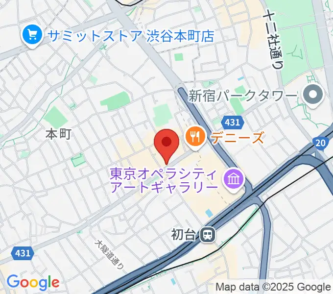 レオミュージックの地図