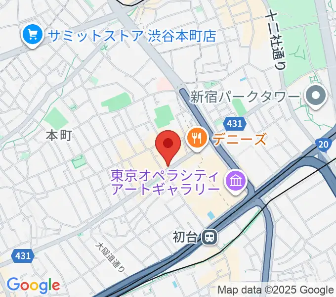 レオミュージックの地図