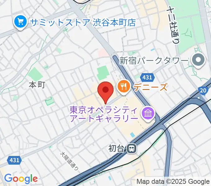 レオミュージックの地図