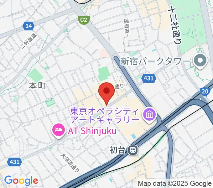 レオミュージックの地図