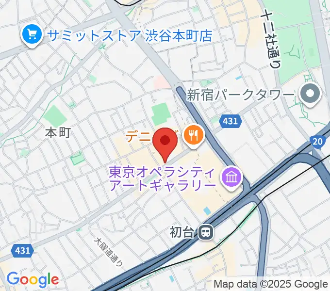 レオミュージックの地図