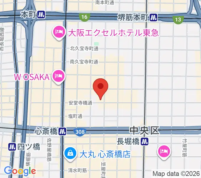 ストリングフォニックの地図