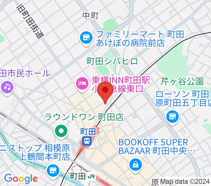 スガナミ楽器 町田店の地図