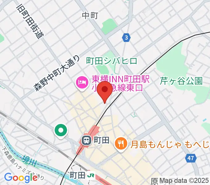 スガナミ楽器 町田店の地図