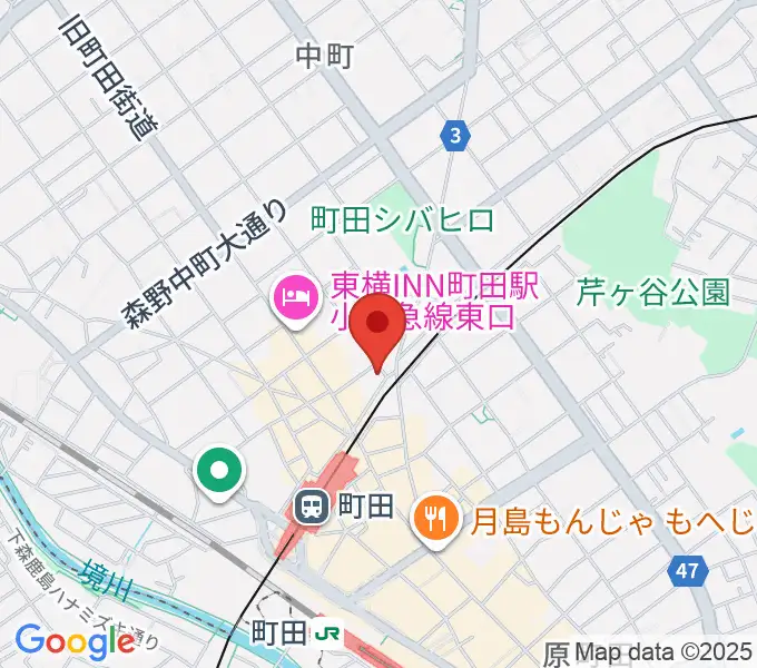 スガナミ楽器 町田店の地図