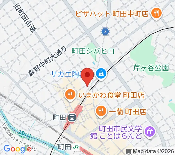 スガナミ楽器 町田店の地図