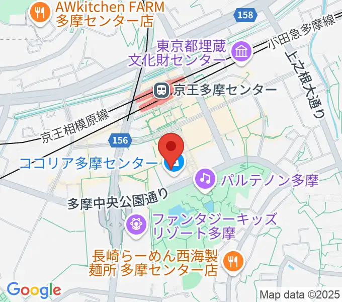 スガナミ楽器 多摩店の地図