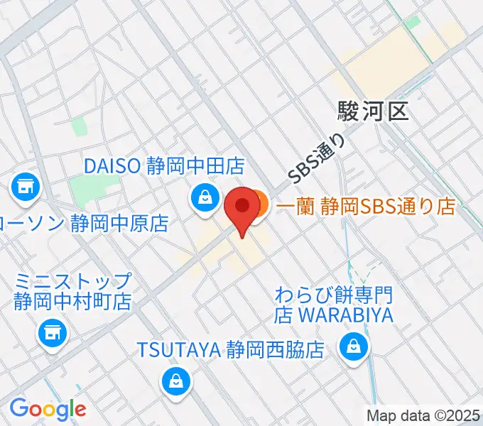 すみやグッディSBS通り店の地図
