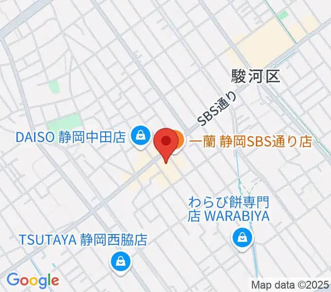すみやグッディSBS通り店の地図