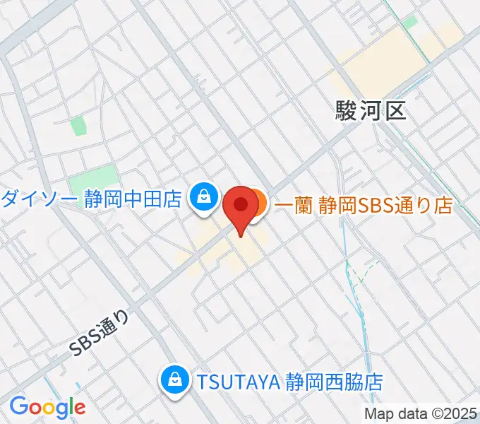 すみやグッディSBS通り店の地図