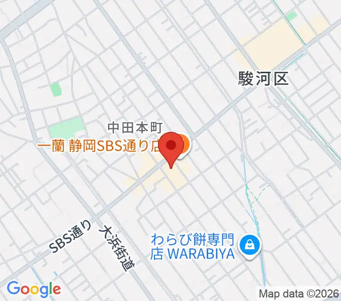 すみやグッディSBS通り店の地図