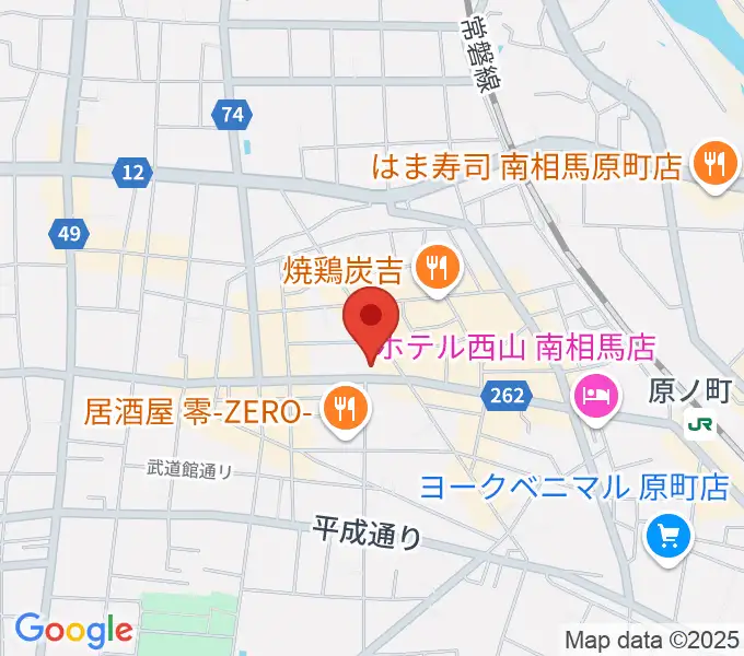 タカノ楽器の地図