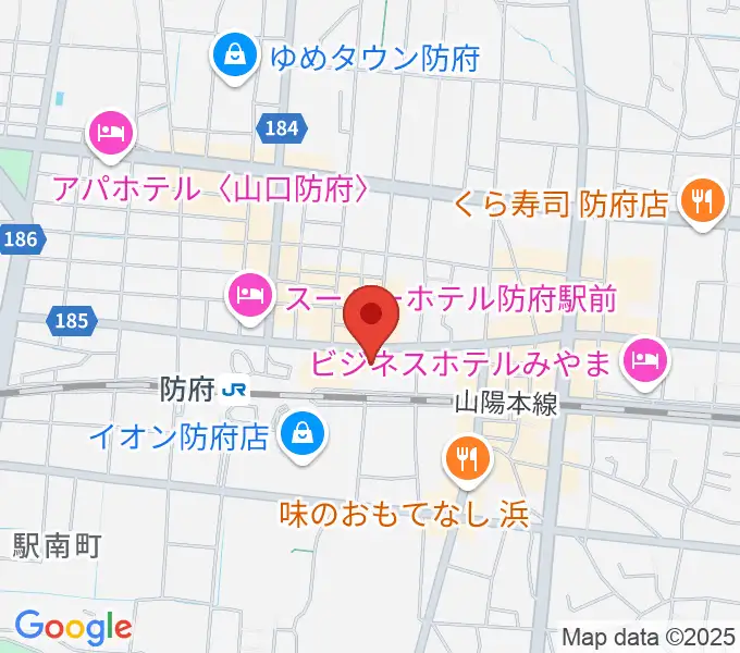 グランドミック タマシゲ楽器ルルサス店の地図