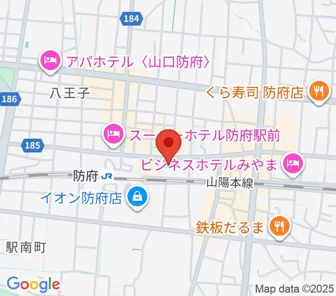 グランドミック タマシゲ楽器ルルサス店の地図