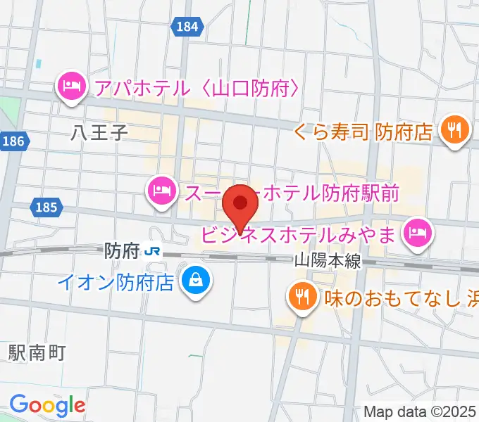 グランドミック タマシゲ楽器ルルサス店の地図