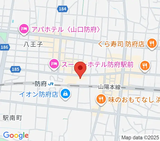 グランドミック タマシゲ楽器ルルサス店の地図