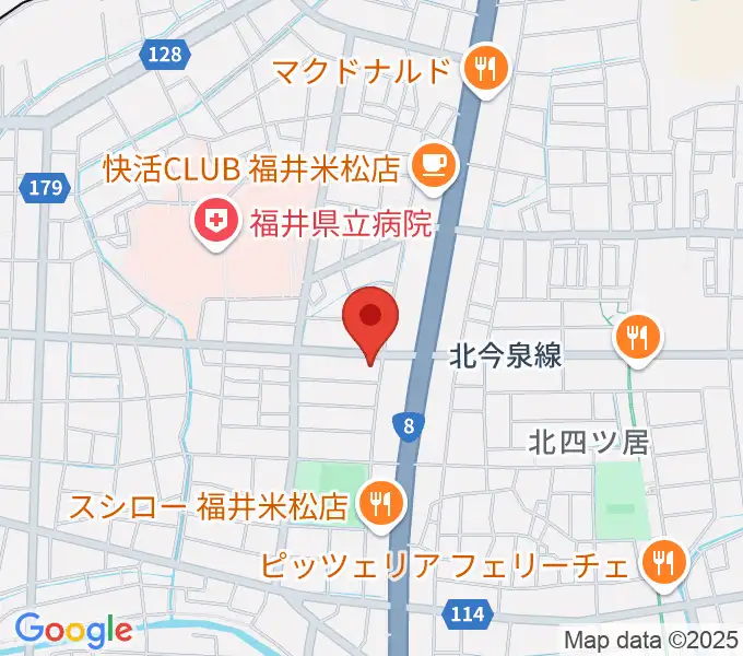 鳥山楽器の地図