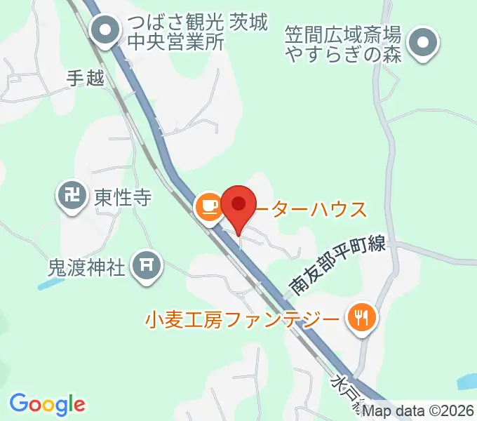 UTSU工房ペニーレーンの地図