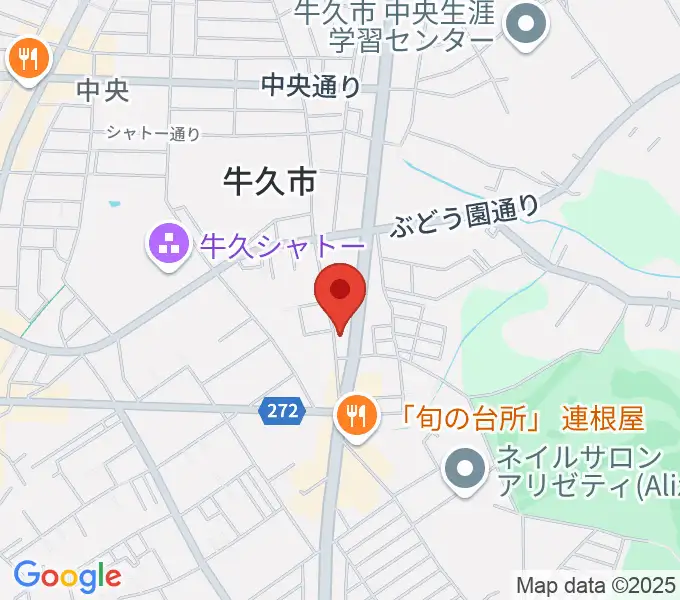 ウインズ・ユー牛久本店の地図