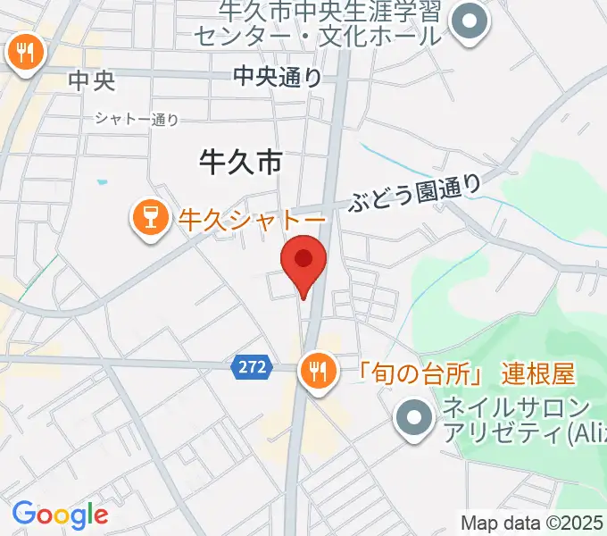 ウインズ・ユー牛久本店の地図