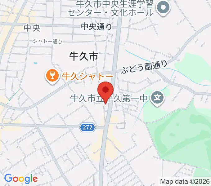 ウインズ・ユー牛久本店の地図