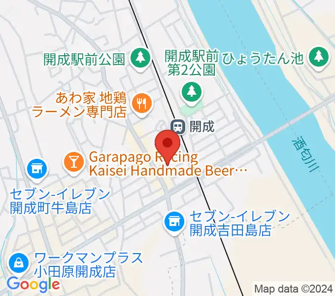 大村楽器店 足柄営業所の地図