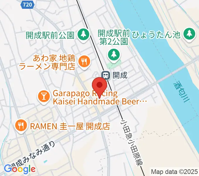 大村楽器店 足柄営業所の地図