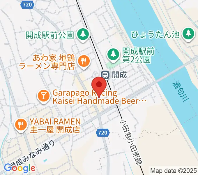 大村楽器店 足柄営業所の地図