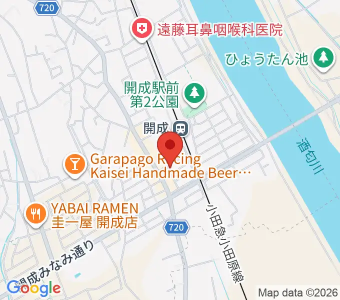 大村楽器店 足柄営業所の地図