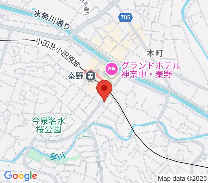 大村楽器店 秦野店の地図
