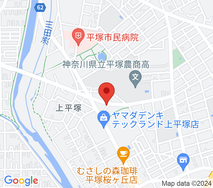 大村楽器店 平塚店の場所