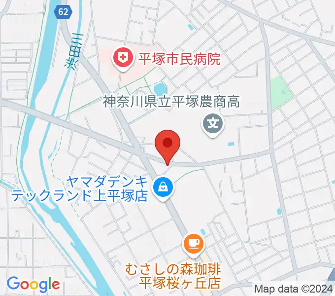 大村楽器店 平塚店の地図