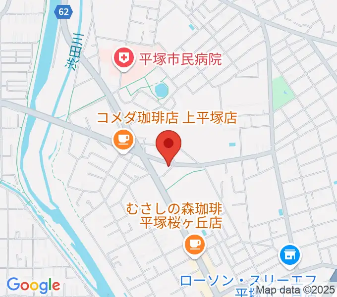 大村楽器店 平塚店の地図