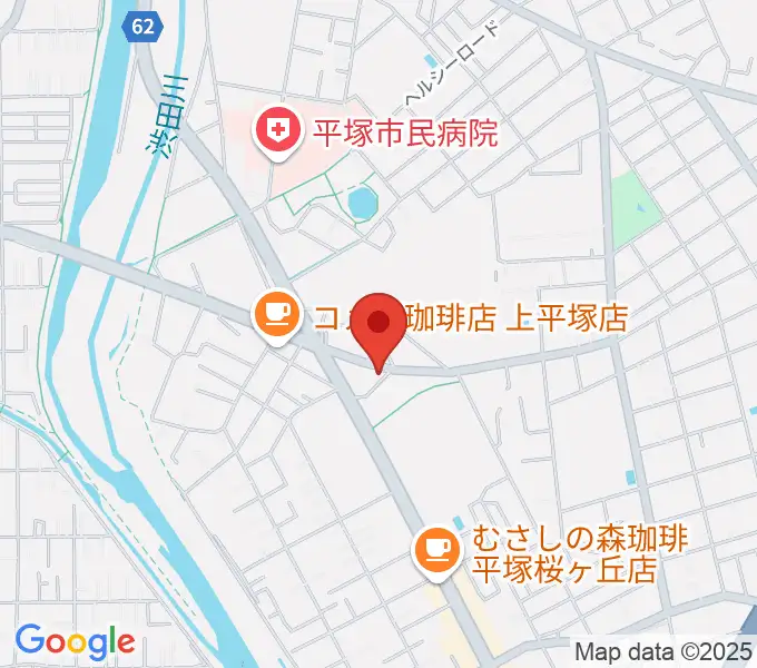 大村楽器店 平塚店の地図