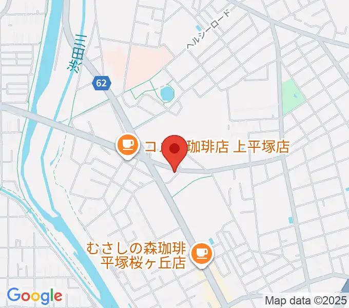 大村楽器店 平塚店の地図