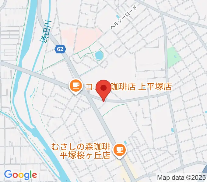 大村楽器店 平塚店の地図
