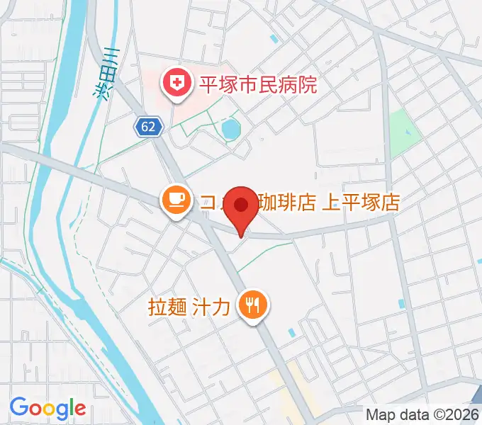 大村楽器店 平塚店の地図