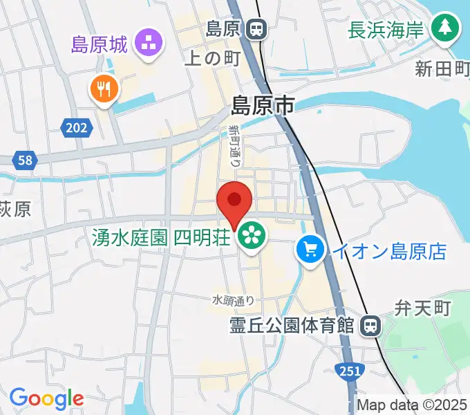 横浜屋の地図