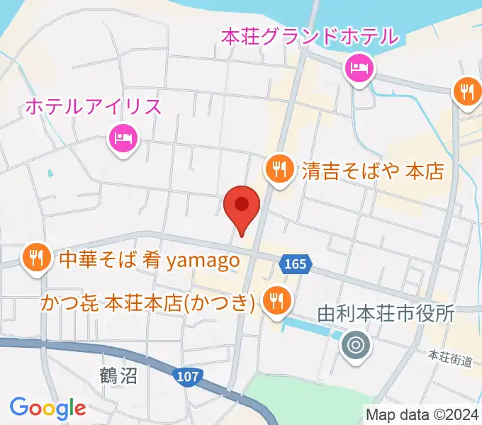 コンノ楽器の地図