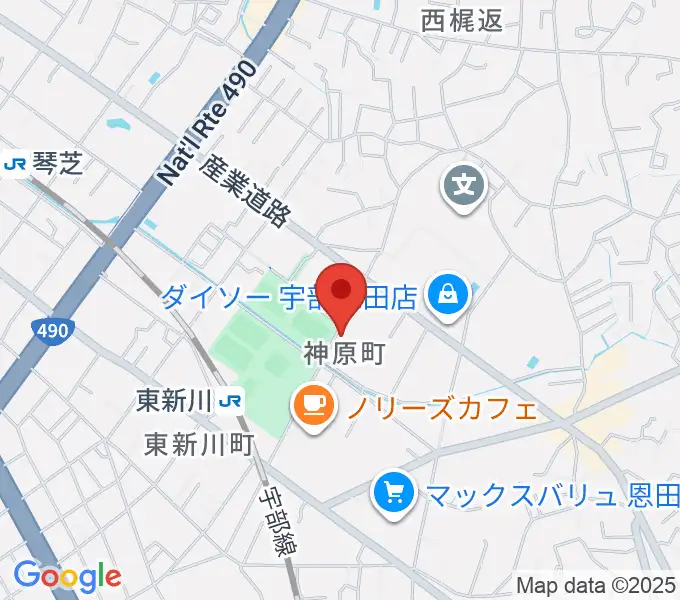 イトオ楽器店の地図