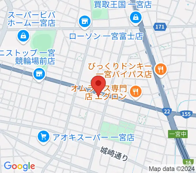 大森楽器の地図