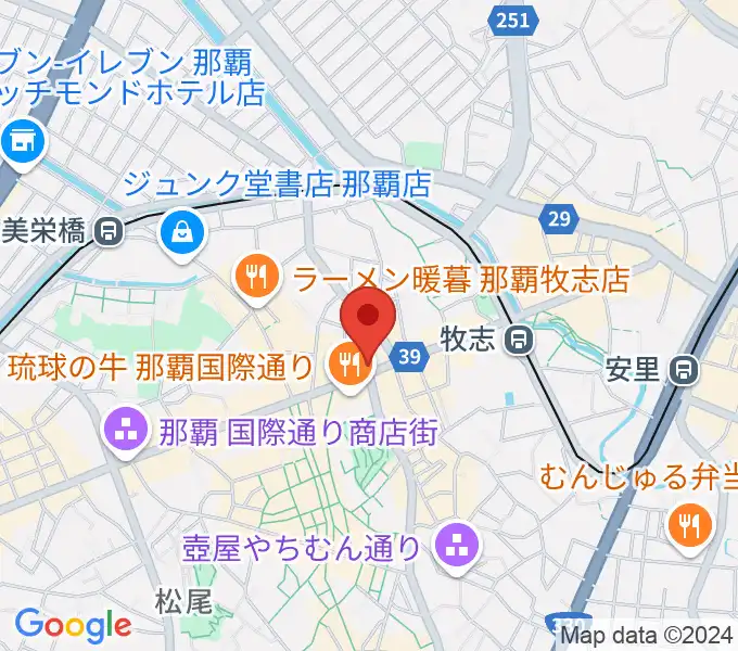 丸高楽器店の地図