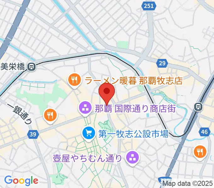 丸高楽器店の地図