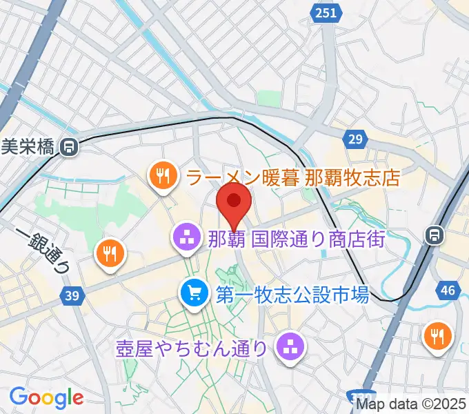 丸高楽器店の地図