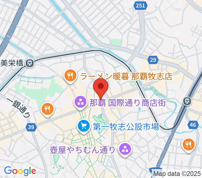 丸高楽器店の地図